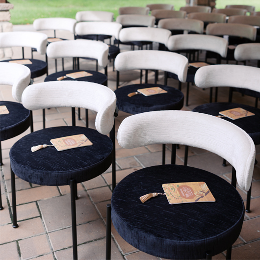 Calista Chair - White Mixed