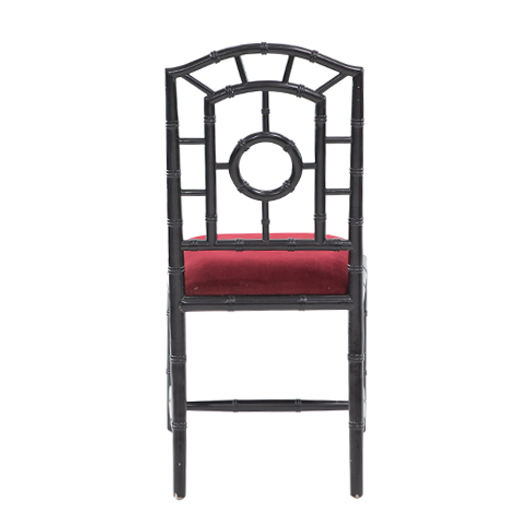 Ebony Chippendale Side Chair