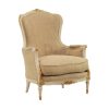 Antique French Burlap Armchair (2)
