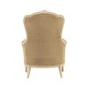 Antique French Burlap Armchair (2)
