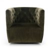 Halston Swivel Chair - Olive