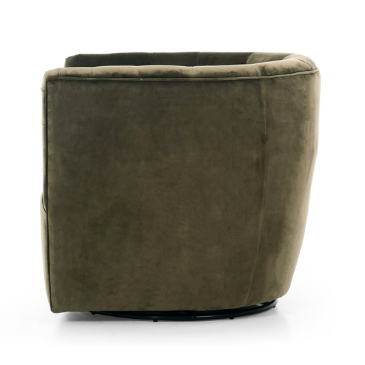 Halston Swivel Chair - Olive