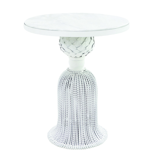 Carleton Side Table - White