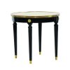 French Gilt Glass Accent Table B