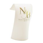 Metallic Brushed Gold or Silver Branding Metallic Brushed Gold or Silver Branding
