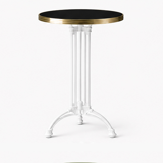 Remy Bistro Table 42" – White Base – Ivory Top Remy Bistro Table 42" – White Base – Ivory Top