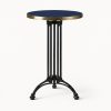Remy Bistro Table 42" – Black Base – Ivory Top