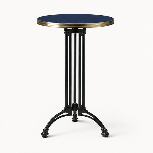 Remy Bistro Table 42" – Black Base – Ivory Top