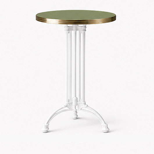 Remy Bistro Table 42" – White Base – Ivory Top Remy Bistro Table 42" – White Base – Ivory Top