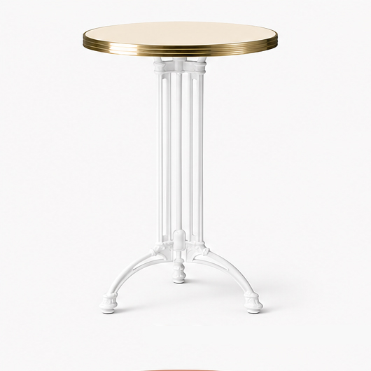 Remy Bistro Table 42" – White Base – Ivory Top Remy Bistro Table 42" – White Base – Ivory Top