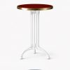 Remy Bistro Table 42" – White Base – Ivory Top Remy Bistro Table 42" – White Base – Ivory Top