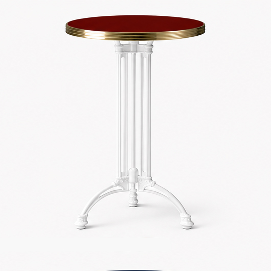Remy Bistro Table 42" – White Base – Ivory Top Remy Bistro Table 42" – White Base – Ivory Top