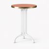 Remy Bistro Table 42" – White Base – Ivory Top Remy Bistro Table 42" – White Base – Ivory Top