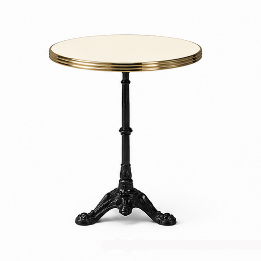 Remy Bistro Table 30" – Black Base – Red Top