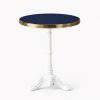Remy Bistro Table 30" – White Base – Ivory Top Remy Bistro Table 30" – White Base – Ivory Top