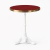 Remy Bistro Table 30" – White Base – Ivory Top Remy Bistro Table 30" – White Base – Ivory Top