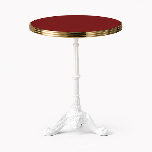 Remy Bistro Table 30" – White Base – Ivory Top Remy Bistro Table 30" – White Base – Ivory Top