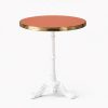 Remy Bistro Table 30" – White Base – Ivory Top Remy Bistro Table 30" – White Base – Ivory Top