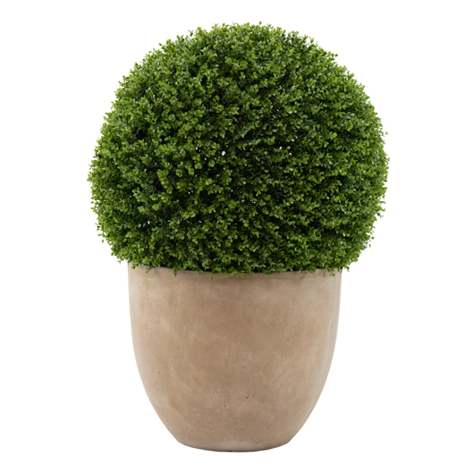 28" Topiary Ball - Natural Stone Planter 28" Topiary Ball - Natural Stone Planter