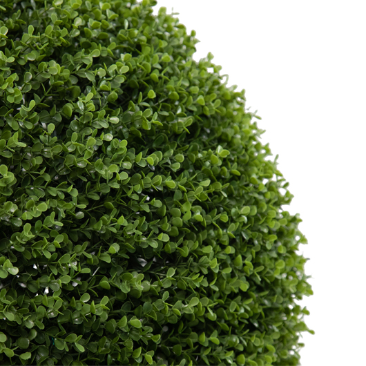 Cube Planter 21" with 28" Topiary Ball - Black Cube Planter 21" with 28" Topiary Ball - Black