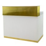 gold wrapped martini bar
